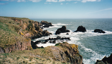 The coast near Slains Castle/Castle Stour