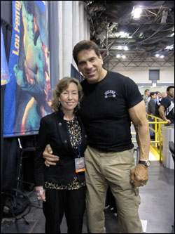 Pamela and Lou (the Hulk) Ferrigno