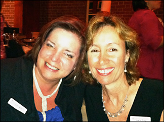 Pamela and Jeaniene Frost on book tour in Birmingham, AL, Feb. 2011